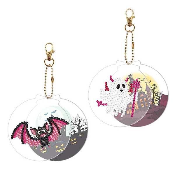 PandaHall DIY Halloween Theme Diamond Painting Keychain Kit, Including Arcylic Board, Bead Chain, Clasp, Resin Rhinestones Bag, Diamond..., Multicolor
PandaHall DIY Halloween Theme Diamond Painting Keychain Kit, Including Arcylic Board, Bead Chain, Clasp, Resin Rhinestones Bag, Diamond..., Multicolor