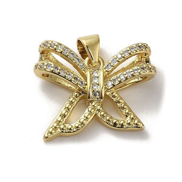 PandaHall Rack Plating Brass Micro Pave Clear Cubic Zirconia Pendants, Lead Free & Cadmium Free, Long-Lasting Plated, Bowknot, Real 18K Gold...
PandaHall Rack Plating Brass Micro Pave Clear Cubic Zirconia Pendants, Lead Free & Cadmium Free, Long-Lasting Plated, Bowknot, Real 18K Gold...
