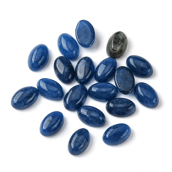 PandaHall Natural White Jade Cabochons, Oval, Dyed, Marine Blue, 6x4x2~2.5mm White Jade Oval
PandaHall Natural White Jade Cabochons, Oval, Dyed, Marine Blue, 6x4x2~2.5mm White Jade Oval