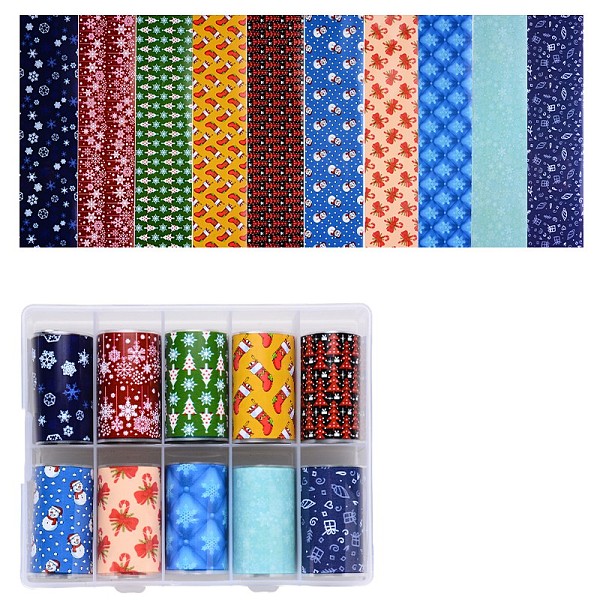 PandaHall Nail Art Transfer Stickers, Nail Decals, DIY Nail Tips Decoration for Women, Christmas Themed Pattern, Mixed Color, 1000x40mm..., Multicolor
PandaHall Nail Art Transfer Stickers, Nail Decals, DIY Nail Tips Decoration for Women, Christmas Themed Pattern, Mixed Color, 1000x40mm..., Multicolor
