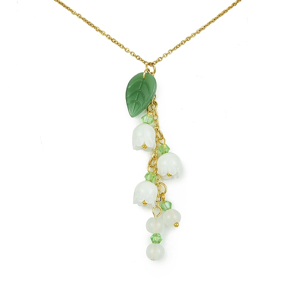 PandaHall Glass Flower of Life Pendant Necklace with 304 Stainless Steel Cable Chains for Women, Green, 15.67 inch(39.8cm) Glass Flower of...
PandaHall Glass Flower of Life Pendant Necklace with 304 Stainless Steel Cable Chains for Women, Green, 15.67 inch(39.8cm) Glass Flower of...