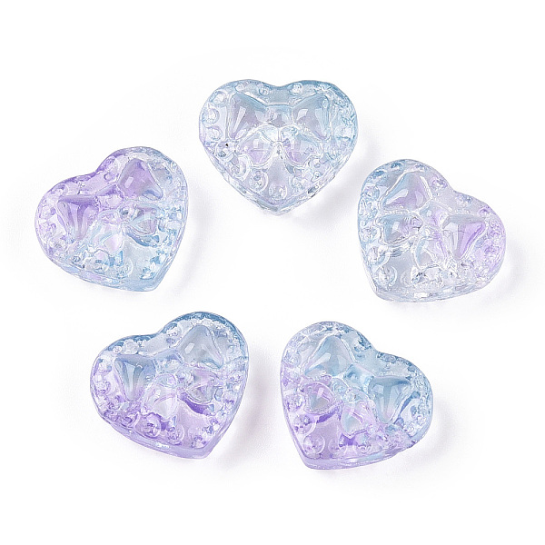 PandaHall Glass Beads, Heart with Bowknot, Light Blue, 14x16x7.5mm, Hole: 1.2mm Glass Heart
PandaHall Glass Beads, Heart with Bowknot, Light Blue, 14x16x7.5mm, Hole: 1.2mm Glass Heart