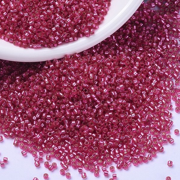 PandaHall MIYUKI Delica Beads, Cylinder, Japanese Seed Beads, 11/0, (DB2154) Duracoat Silver Lined Dyed Hibiscus, 1.3x1.6mm, Hole: 0.8mm..., Pink
PandaHall MIYUKI Delica Beads, Cylinder, Japanese Seed Beads, 11/0, (DB2154) Duracoat Silver Lined Dyed Hibiscus, 1.3x1.6mm, Hole: 0.8mm..., Pink
