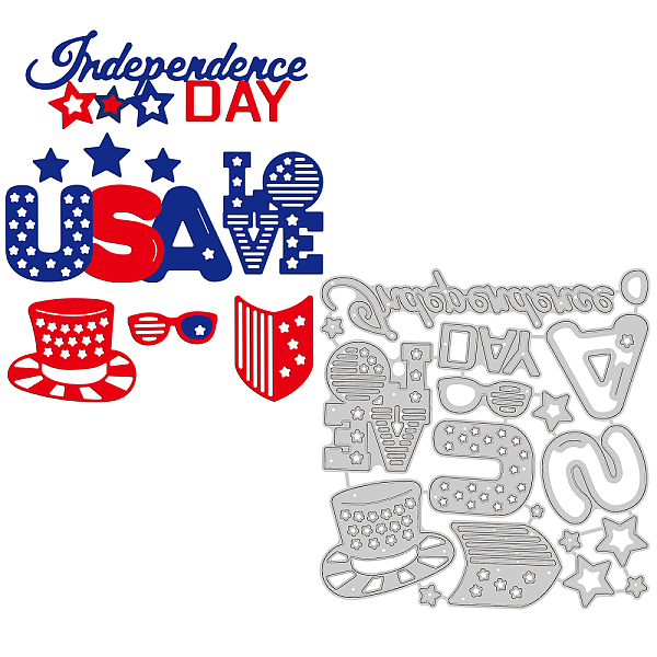 PandaHall Patriotic Theme Carbon Steel Cutting Dies Stencils, for DIY Scrapbooking/Photo Album, Decorative Embossing DIY Paper Card, Matte...
PandaHall Patriotic Theme Carbon Steel Cutting Dies Stencils, for DIY Scrapbooking/Photo Album, Decorative Embossing DIY Paper Card, Matte...