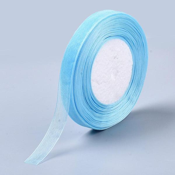 PandaHall Sheer Organza Ribbon, DIY Material for Ribbon, Deep Sky Blue, 1/2 inch(12mm), 500yards(457.2m) Polyester None Blue
PandaHall Sheer Organza Ribbon, DIY Material for Ribbon, Deep Sky Blue, 1/2 inch(12mm), 500yards(457.2m) Polyester None Blue