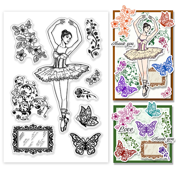 PandaHall PH Ballet Character Transparent Stamp, PVC Plastic Clear Rubber Stamps, Greeting Card Stamps Seal Stamps for DIY Scrapbooking...
PandaHall PH Ballet Character Transparent Stamp, PVC Plastic Clear Rubber Stamps, Greeting Card Stamps Seal Stamps for DIY Scrapbooking...