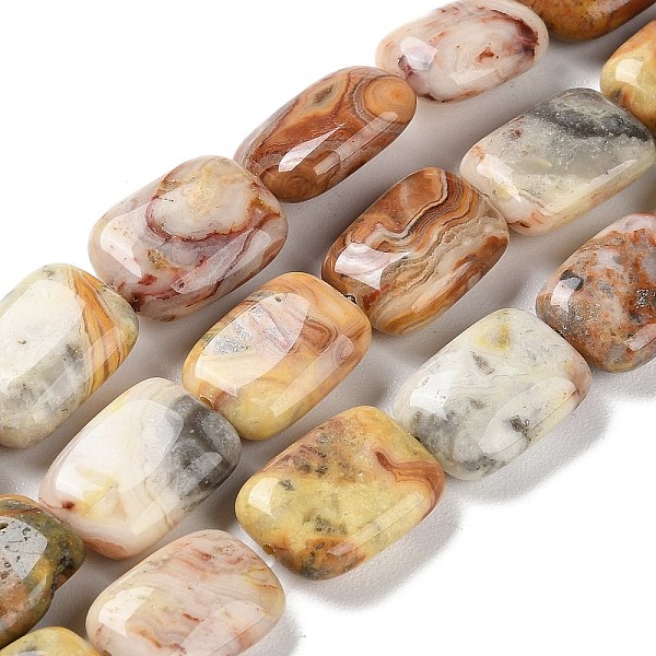 PandaHall Natural Crazy Lace Agate Beads Strands, Rectangle, 14~15x10~11x5~5.5mm, Hole: 1~1.2mm, about 28pcs/strand, 16.02 inch(40.7cm)...
PandaHall Natural Crazy Lace Agate Beads Strands, Rectangle, 14~15x10~11x5~5.5mm, Hole: 1~1.2mm, about 28pcs/strand, 16.02 inch(40.7cm)...