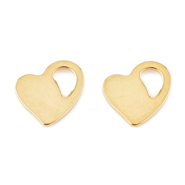 PandaHall 201 Stainless Steel Charms, Laser Cut, Heart, Real 24K Gold Plated, 10x12x1mm, Hole: 3x5mm 201 Stainless Steel Heart
PandaHall 201 Stainless Steel Charms, Laser Cut, Heart, Real 24K Gold Plated, 10x12x1mm, Hole: 3x5mm 201 Stainless Steel Heart