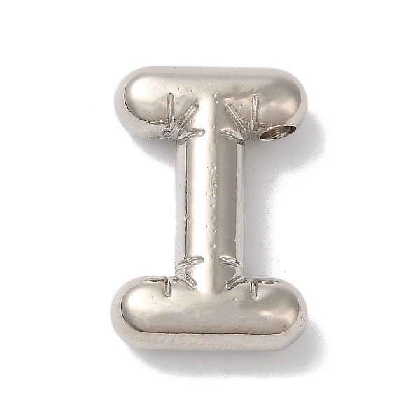 PandaHall 304 Stainless Steel Pendants, Letter Charm, Letter I, 20x13x5mm, Hole: 2mm 304 Stainless Steel Letter I
PandaHall 304 Stainless Steel Pendants, Letter Charm, Letter I, 20x13x5mm, Hole: 2mm 304 Stainless Steel Letter I