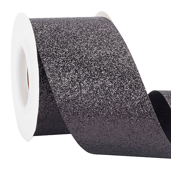 PandaHall Sparkle Polyester Ribbons, Glitter Ribbon, Garment Accessories, Black, 2 inch(50mm), about 10.00 Yards(9.14m)/Roll Polyester None...
PandaHall Sparkle Polyester Ribbons, Glitter Ribbon, Garment Accessories, Black, 2 inch(50mm), about 10.00 Yards(9.14m)/Roll Polyester None...