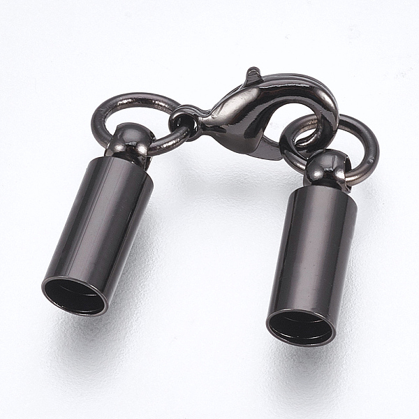 PandaHall Brass Lobster Claw Clasps, with Cord Ends, Long-Lasting Plated, Gunmetal, 39mm, Hole: 3mm Brass Others
PandaHall Brass Lobster Claw Clasps, with Cord Ends, Long-Lasting Plated, Gunmetal, 39mm, Hole: 3mm Brass Others