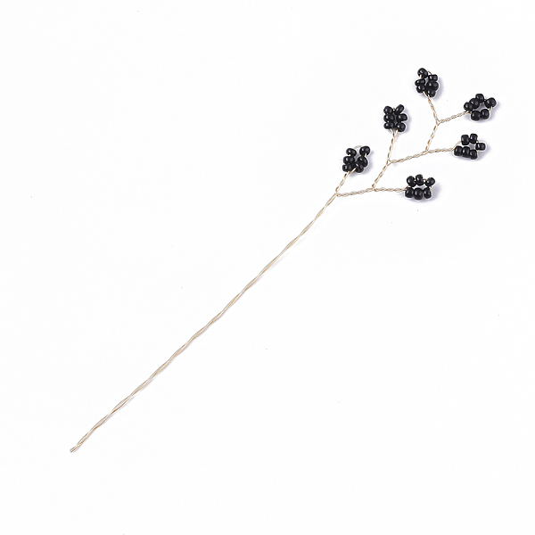 PandaHall Seed Beads and Brass Wire Wrapped Decoration, Artificial Flower Arrangement Design, For Bonsai Arts Home Display Decoration..., Black
PandaHall Seed Beads and Brass Wire Wrapped Decoration, Artificial Flower Arrangement Design, For Bonsai Arts Home Display Decoration..., Black
