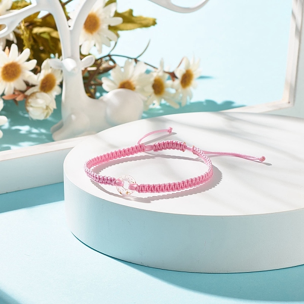 PandaHall Donut Glass Braided Bead Bracelet, Adjustable Friendship Bracelet for Women, Pink, Inner Diameter: 2-3/8~3-3/8 inch(5.9~8.6cm)...
PandaHall Donut Glass Braided Bead Bracelet, Adjustable Friendship Bracelet for Women, Pink, Inner Diameter: 2-3/8~3-3/8 inch(5.9~8.6cm)...