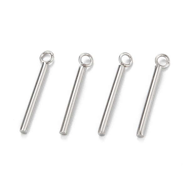 PandaHall 304 Stainless Steel Pendants, Column, Stainless Steel Color, 18x3x1.5mm, Hole: 1.8mm 304 Stainless Steel Column
PandaHall 304 Stainless Steel Pendants, Column, Stainless Steel Color, 18x3x1.5mm, Hole: 1.8mm 304 Stainless Steel Column