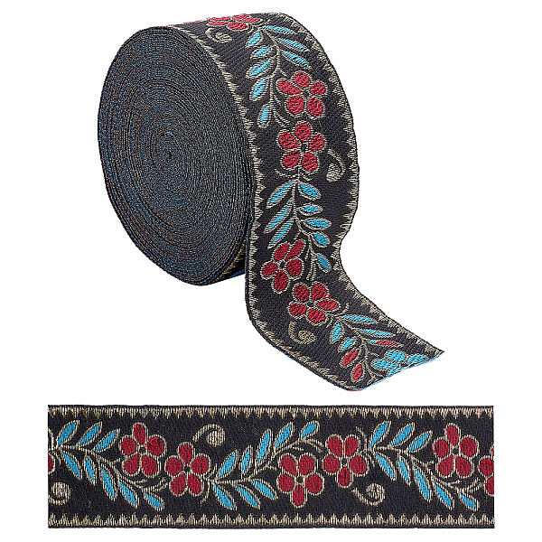 PandaHall Gorgecraft Embroidery Polyester Ribbons, Jacquard Ribbon, Tyrolean Ribbon, Garment Accessories, Floral Pattern, Black, 2"(50mm)...
PandaHall Gorgecraft Embroidery Polyester Ribbons, Jacquard Ribbon, Tyrolean Ribbon, Garment Accessories, Floral Pattern, Black, 2"(50mm)...