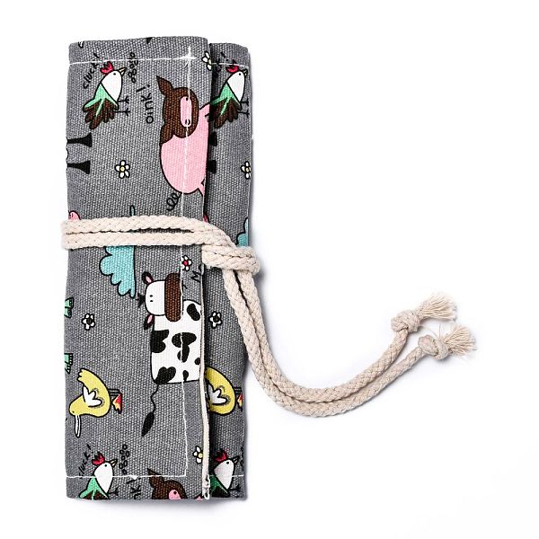 PandaHall Handmade Canvas Pencil Roll Wrap 12 Holes, Multiuse Roll Up Pencil Case, Pen Curtain, for Coloring Pencil Holder Organizer, Animal...
PandaHall Handmade Canvas Pencil Roll Wrap 12 Holes, Multiuse Roll Up Pencil Case, Pen Curtain, for Coloring Pencil Holder Organizer, Animal...