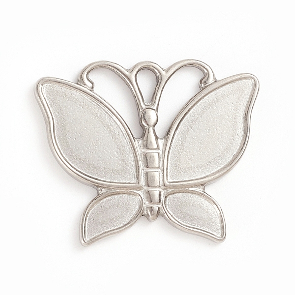 PandaHall 304 Stainless Steel Pendant Enamel Settings, Butterfly, Stainless Steel Color, 25.5x31.5x2.5mm, Hole: 4.5x3mm 304 Stainless Steel...
PandaHall 304 Stainless Steel Pendant Enamel Settings, Butterfly, Stainless Steel Color, 25.5x31.5x2.5mm, Hole: 4.5x3mm 304 Stainless Steel...