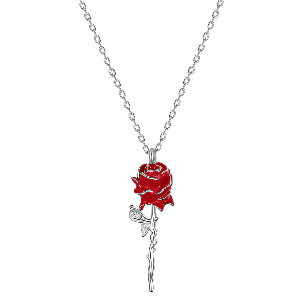 PandaHall SHEGRACE Rose Rhodium Plated 925 Sterling Silver Pendant Necklaces, with Epoxy Resin and Cable Chains, Platinum, Red, 17.32inch...
PandaHall SHEGRACE Rose Rhodium Plated 925 Sterling Silver Pendant Necklaces, with Epoxy Resin and Cable Chains, Platinum, Red, 17.32inch...