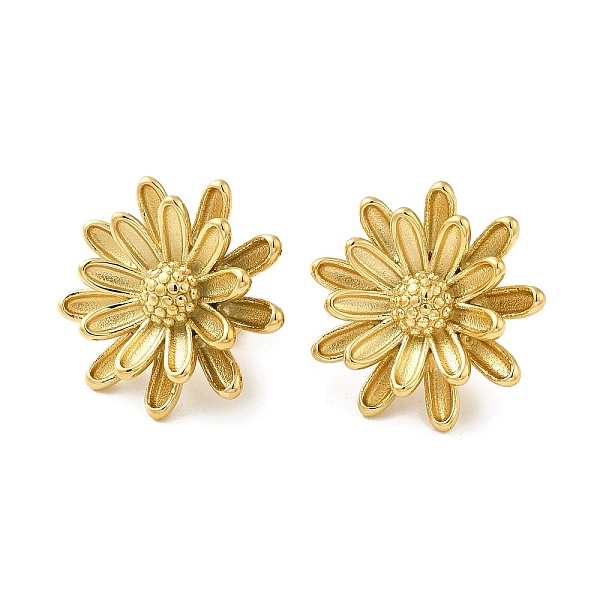PandaHall 304 Stainless Steel Stud Earrings for Women, Flower, Real 14K Gold Plated, 24x24mm 304 Stainless Steel Flower
PandaHall 304 Stainless Steel Stud Earrings for Women, Flower, Real 14K Gold Plated, 24x24mm 304 Stainless Steel Flower