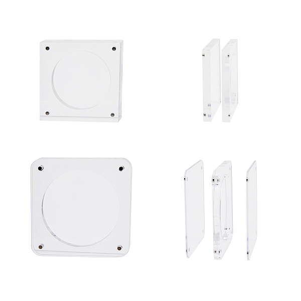 PandaHall SUPERFINDINGS 2 Sets 2 Style Transparent Square Acrylic Magnetic Coin Display Holder Case, Challenge Coin Capsule Jewelry Display..., Clear
PandaHall SUPERFINDINGS 2 Sets 2 Style Transparent Square Acrylic Magnetic Coin Display Holder Case, Challenge Coin Capsule Jewelry Display..., Clear