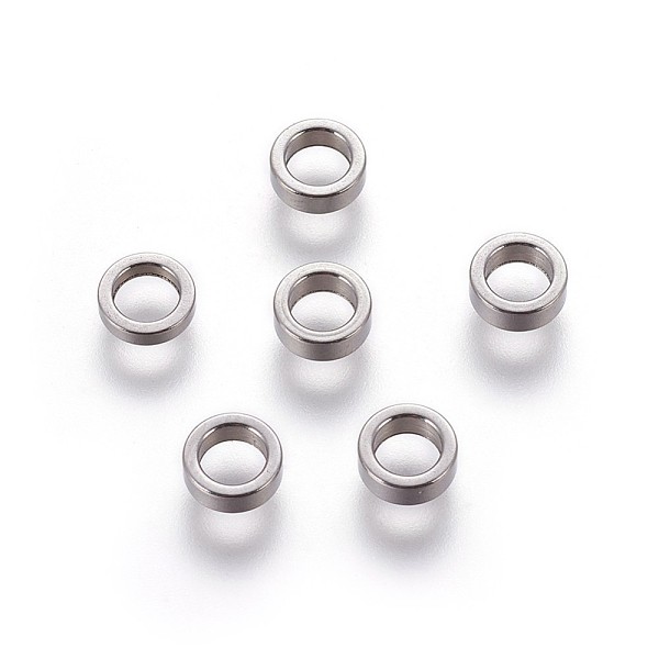 PandaHall 304 Stainless Steel Spacer Beads, Flat Round, Stainless Steel Color, 6x2mm, Hole: 4mm 304 Stainless Steel Flat Round
PandaHall 304 Stainless Steel Spacer Beads, Flat Round, Stainless Steel Color, 6x2mm, Hole: 4mm 304 Stainless Steel Flat Round