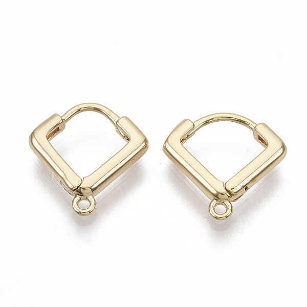 PandaHall Brass Huggie Hoop Earring Findings, Nickel Free, Real 18K Gold Plated, with Horizontal Loop, 13x13x2.5mm, Hole: 1mm, Pin: 0.8x1mm...
PandaHall Brass Huggie Hoop Earring Findings, Nickel Free, Real 18K Gold Plated, with Horizontal Loop, 13x13x2.5mm, Hole: 1mm, Pin: 0.8x1mm...
