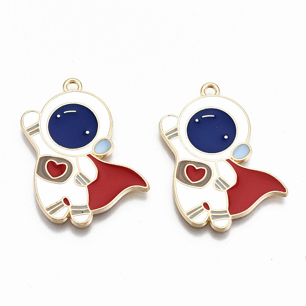 PandaHall Alloy Enamel Pendants, Cadmium Free & Lead Free, Spaceman, Light Gold, Colorful, 32x26x1.5mm, Hole: 1.6mm Alloy+Enamel Human
PandaHall Alloy Enamel Pendants, Cadmium Free & Lead Free, Spaceman, Light Gold, Colorful, 32x26x1.5mm, Hole: 1.6mm Alloy+Enamel Human