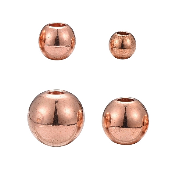 PandaHall 200Pcs 4 Size Brass Spacer Beads, Round, Plated with Light Rose Gold Color, Rose Gold, 3mm/4mm/5mm/6mm, hole: 1~1.5mm, 50pcs/Style...
PandaHall 200Pcs 4 Size Brass Spacer Beads, Round, Plated with Light Rose Gold Color, Rose Gold, 3mm/4mm/5mm/6mm, hole: 1~1.5mm, 50pcs/Style...