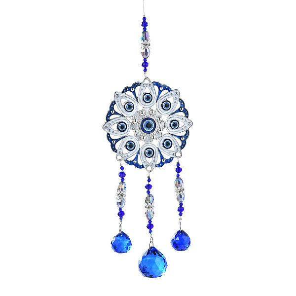 PandaHall Woven Web/Net with Feather Glass Hanging Suncatcher Pendant Decoration, Crystal Ceiling Chandelier Ball Prism Pendants, with Alloy...
PandaHall Woven Web/Net with Feather Glass Hanging Suncatcher Pendant Decoration, Crystal Ceiling Chandelier Ball Prism Pendants, with Alloy...