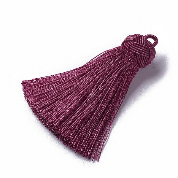 PandaHall Nylon Tassel Pendants, Medium Violet Red, 70~72x17~18mm, Hole: 3~4mm Nylon Red
PandaHall Nylon Tassel Pendants, Medium Violet Red, 70~72x17~18mm, Hole: 3~4mm Nylon Red