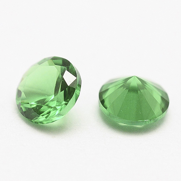 PandaHall Cubic Zirconia Pointed Cabochons, Faceted Diamond, Spring Green, 1.5mm Cubic Zirconia Diamond Green
PandaHall Cubic Zirconia Pointed Cabochons, Faceted Diamond, Spring Green, 1.5mm Cubic Zirconia Diamond Green
