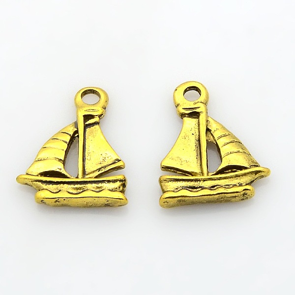 PandaHall Tibetan Style Alloy Pendants, Lead Free and Cadmium Free, Sail Boat, 20x16.5x2mm, Hole: 2mm Alloy Vehicle
PandaHall Tibetan Style Alloy Pendants, Lead Free and Cadmium Free, Sail Boat, 20x16.5x2mm, Hole: 2mm Alloy Vehicle