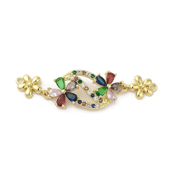 PandaHall Rack Plating Brass Pave Colorful Cubic Zirconia Flower Connector Charms, Long-Lasting Plated, Cadmium Free & Lead Free, Real 18K...
PandaHall Rack Plating Brass Pave Colorful Cubic Zirconia Flower Connector Charms, Long-Lasting Plated, Cadmium Free & Lead Free, Real 18K...