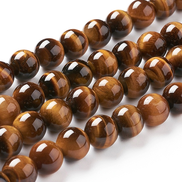 PandaHall Natural Tiger Eye Beads Strands, Grade A, Round, 8mm, Hole: 1mm, about 48pcs/strand Tiger Eye Round
PandaHall Natural Tiger Eye Beads Strands, Grade A, Round, 8mm, Hole: 1mm, about 48pcs/strand Tiger Eye Round
