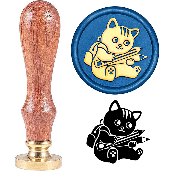 PandaHall Brass Wax Seal Stamp with Handle, for DIY Scrapbooking, Cat Pattern, 3.5x1.18 inch(8.9x3cm) Brass Cat Shape
PandaHall Brass Wax Seal Stamp with Handle, for DIY Scrapbooking, Cat Pattern, 3.5x1.18 inch(8.9x3cm) Brass Cat Shape
