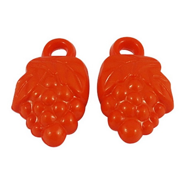 PandaHall Colorful Acrylic Pendants, Grape, Red, Size: about 21mm long, 13mm wide, 8mm thick, hole: 3mm Acrylic Others Red
PandaHall Colorful Acrylic Pendants, Grape, Red, Size: about 21mm long, 13mm wide, 8mm thick, hole: 3mm Acrylic Others Red
