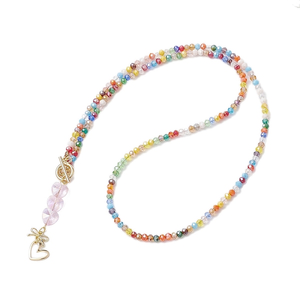 PandaHall Brass Pendant Necklaces, Glass Beaded Necklaces, Heart, Golden, 26.57 inch(675mm) Brass Heart
PandaHall Brass Pendant Necklaces, Glass Beaded Necklaces, Heart, Golden, 26.57 inch(675mm) Brass Heart