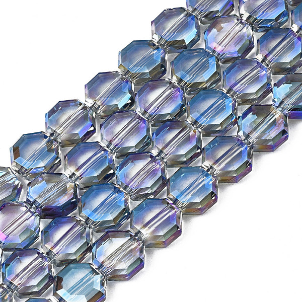 PandaHall Electroplate Translucent Glass Beads Strands, Half Plated, Faceted, Octagon, Cornflower Blue, 7~8x7~8x4mm, Hole: 1.2mm, about...
PandaHall Electroplate Translucent Glass Beads Strands, Half Plated, Faceted, Octagon, Cornflower Blue, 7~8x7~8x4mm, Hole: 1.2mm, about...