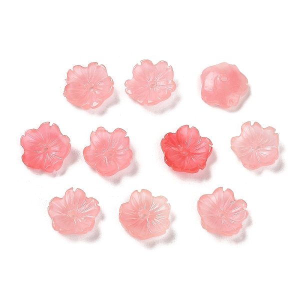 PandaHall Synthetic Coral Dyed Beads, Flower, Salmon, 10x10x2.5mm, Hole: 1.2mm Synthetic Coral Flower Red
PandaHall Synthetic Coral Dyed Beads, Flower, Salmon, 10x10x2.5mm, Hole: 1.2mm Synthetic Coral Flower Red