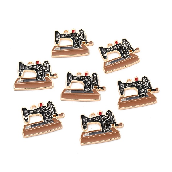 PandaHall Zinc Alloy Pendants, with Enamel, Sewing Machine, Black, 19x25x1.5mm, Hole: 2mm Alloy+Enamel Others Black
PandaHall Zinc Alloy Pendants, with Enamel, Sewing Machine, Black, 19x25x1.5mm, Hole: 2mm Alloy+Enamel Others Black