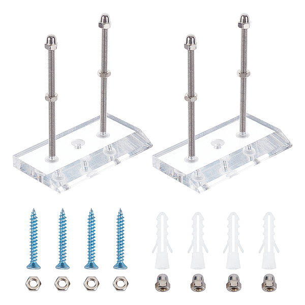 PandaHall Acrylic Wall Hanging, with Iron Findings, for Skateboarding, Clear, 74.5x39.5x7.5mm Acrylic Clear
PandaHall Acrylic Wall Hanging, with Iron Findings, for Skateboarding, Clear, 74.5x39.5x7.5mm Acrylic Clear