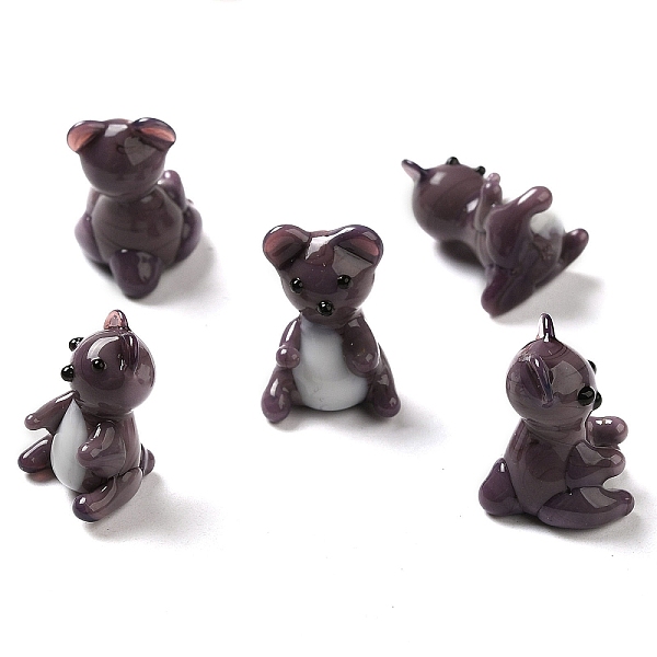 PandaHall Handmade Lampwork Home Decorations, 3D Bear Ornaments for Gift, Dark Slate Blue, 12~14x14~16x18~19.5mm Lampwork Bear Brown
PandaHall Handmade Lampwork Home Decorations, 3D Bear Ornaments for Gift, Dark Slate Blue, 12~14x14~16x18~19.5mm Lampwork Bear Brown