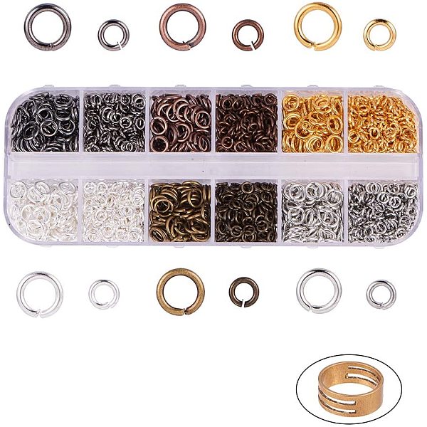 PandaHall Open Jump Rings Brass Jump Rings, Mixed Color, 130x50x15mm Brass 
PandaHall Open Jump Rings Brass Jump Rings, Mixed Color, 130x50x15mm Brass