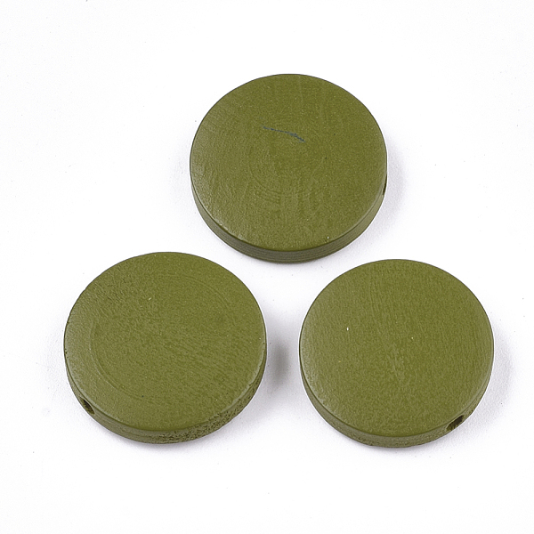 PandaHall Painted Natural Wood Beads, Flat Round, Olive, 19~20x4~5mm, Hole: 2mm Schima Wood Flat Round Green
PandaHall Painted Natural Wood Beads, Flat Round, Olive, 19~20x4~5mm, Hole: 2mm Schima Wood Flat Round Green