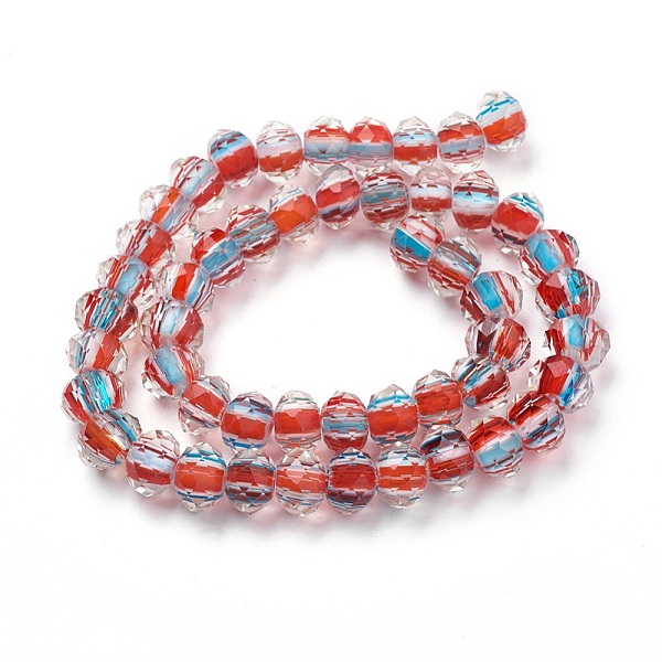 PandaHall Handmade Lampwork Beads Strands, Faceted, Rondelle, Red, 10.5~11.5x7.5~8mm, Hole: 2~2.5mm, about 51pcs/strand, 15.7 inch(40cm)...
PandaHall Handmade Lampwork Beads Strands, Faceted, Rondelle, Red, 10.5~11.5x7.5~8mm, Hole: 2~2.5mm, about 51pcs/strand, 15.7 inch(40cm)...