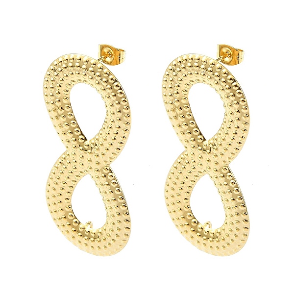 PandaHall 304 Stainless Steel Stud Earring Findings, with Loop, Infinity, 48x22.5mm, Hole: 3.5mm, Pin: 10.5x0.5mm. 304 Stainless Steel...
PandaHall 304 Stainless Steel Stud Earring Findings, with Loop, Infinity, 48x22.5mm, Hole: 3.5mm, Pin: 10.5x0.5mm. 304 Stainless Steel...