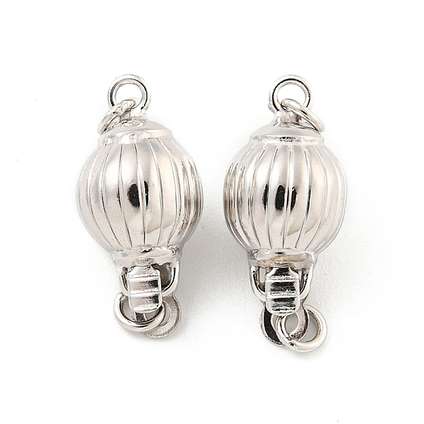 PandaHall 925 Sterling Silver Box Clasps, Pumpkin, Real Platinum Plated, 18.5x7.5mm Sterling Silver
PandaHall 925 Sterling Silver Box Clasps, Pumpkin, Real Platinum Plated, 18.5x7.5mm Sterling Silver