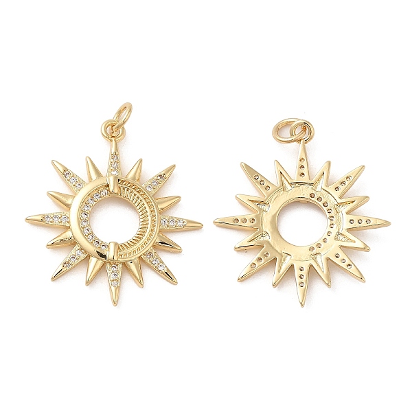 PandaHall Rack Plating Brass Micro Pave Clear Cubic Zirconia Pendants, with Jump Ring, Long-Lasting Plated, Cadmium Free & Lead Free, Sun...
PandaHall Rack Plating Brass Micro Pave Clear Cubic Zirconia Pendants, with Jump Ring, Long-Lasting Plated, Cadmium Free & Lead Free, Sun...
