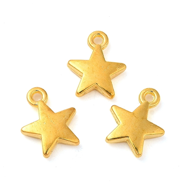 PandaHall Alloy Pendants, Star, Golden, 12x10x2.5mm, Hole: 1.2mm, about 1428pcs/1000g Alloy Star
PandaHall Alloy Pendants, Star, Golden, 12x10x2.5mm, Hole: 1.2mm, about 1428pcs/1000g Alloy Star