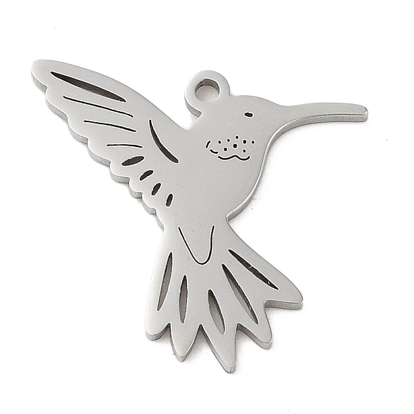 PandaHall 5Pcs 201 Stainless Steel Pendants, Laser Cut, Hummingbird Charm, Stainless Steel Color, 17x17.5x1mm, Hole: 1.2mm 201 Stainless...
PandaHall 5Pcs 201 Stainless Steel Pendants, Laser Cut, Hummingbird Charm, Stainless Steel Color, 17x17.5x1mm, Hole: 1.2mm 201 Stainless...